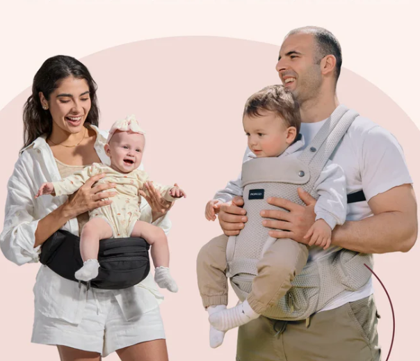 Babytrage richtig einstellen: so lassen sich Rückenschmerzen beim Tragen vermeiden Rückenschmerzen